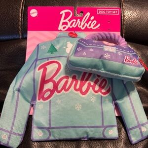Barbie Teal and Purple Dog Toy Set